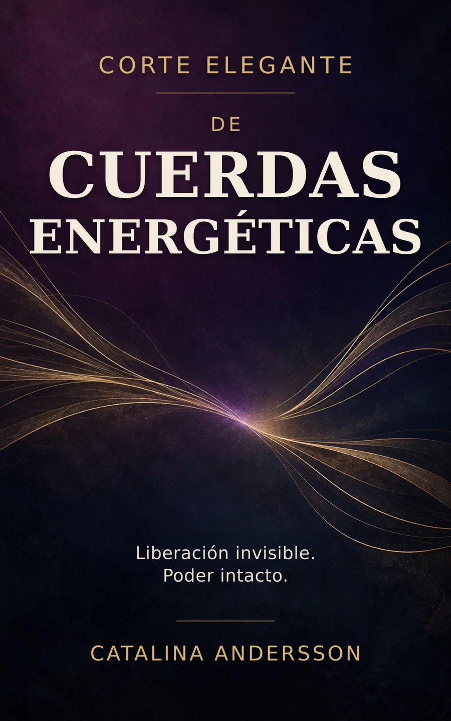 Portada de Corte Elegante de Cuerdas Energéticas