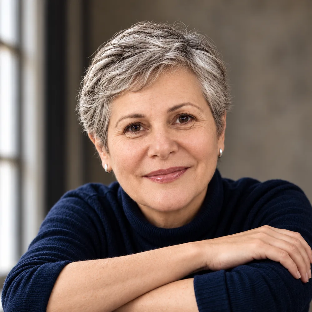 Catalina Andersson, retrato junto a la ventana